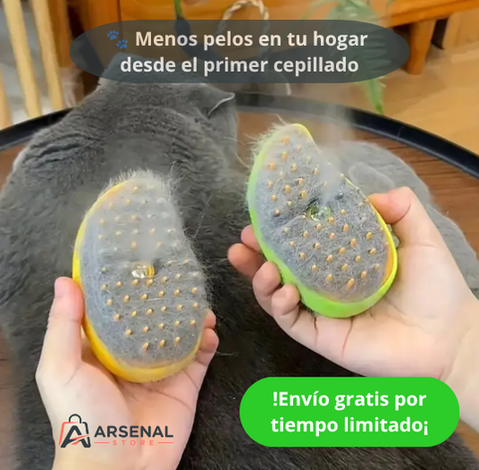 🎁 Cepillo a vapor para mascota